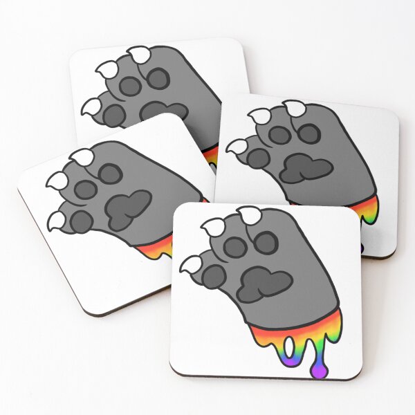 Item preview, Black Paw With Rainbow Goo designed and sold by DolmanceWorks.