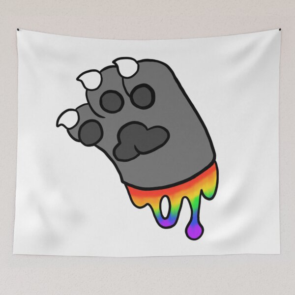 Item preview, Black Paw With Rainbow Goo designed and sold by DolmanceWorks.