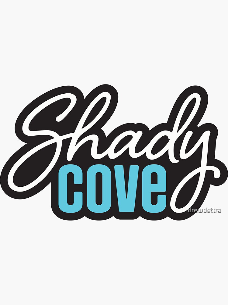 "Shady Cove" Sticker for Sale by drewdettra Redbubble