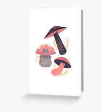Meowshrooms Greeting Card