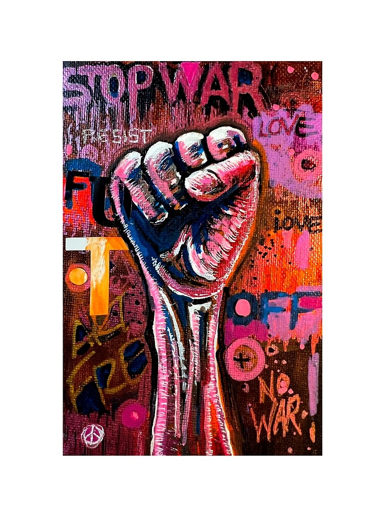Thumbnail 5 of 5, Graphic T-Shirt, STOP WAR designed and sold by AllanLinder.