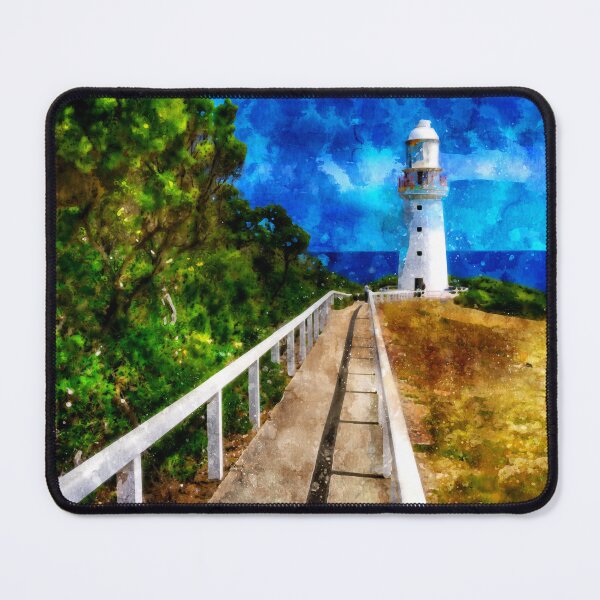 Item preview, Light Station at Cape Otway Watercolor designed and sold by Steven Jodoin.
