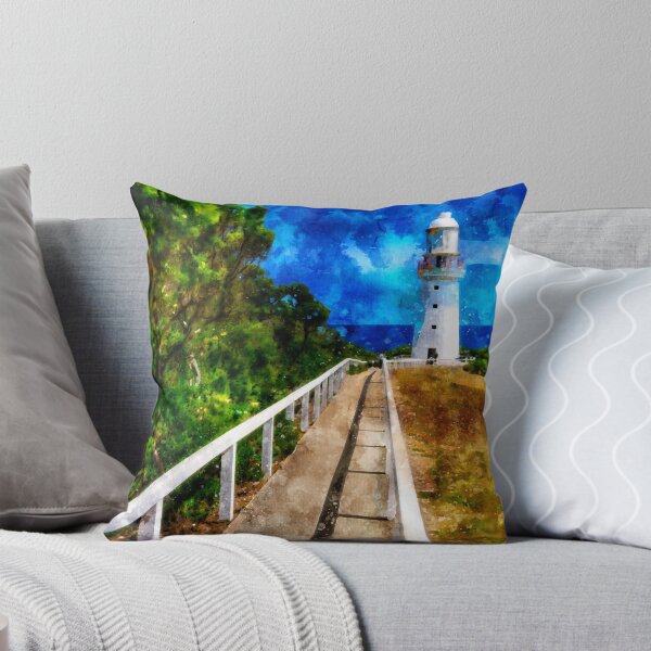 Item preview, Light Station at Cape Otway Watercolor designed and sold by Steven Jodoin.
