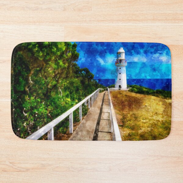 Item preview, Light Station at Cape Otway Watercolor designed and sold by Steven Jodoin.