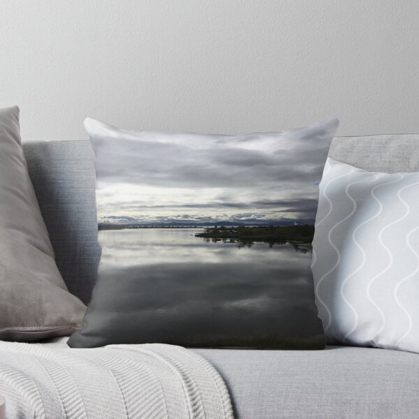 Item preview, Cloudy sky reflections on icelandic lake designed and sold by FarOffPlaces21.