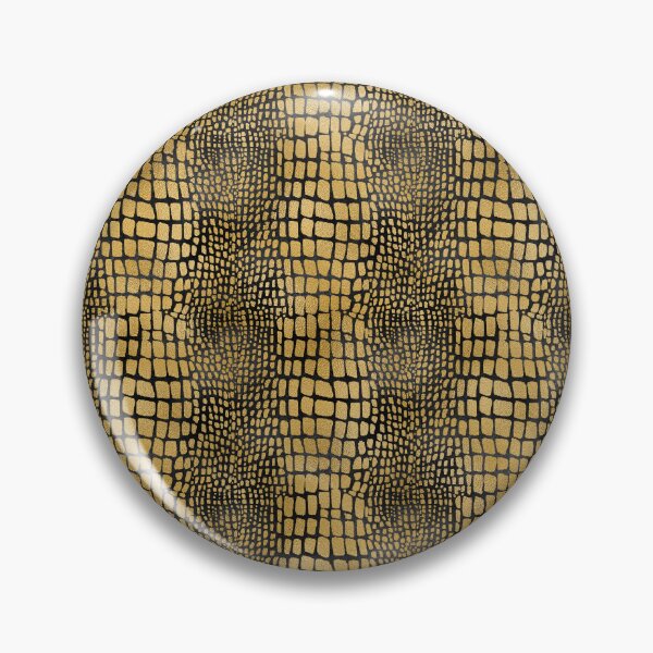 Item preview, Alligator Skin Pattern Black Gold Animal Skin Pattern Gift Premium Art Apparel Essential Motivation Inspiration Joy Mood  Funny Cat Halloween designed and sold by DesignByHeartUK.
