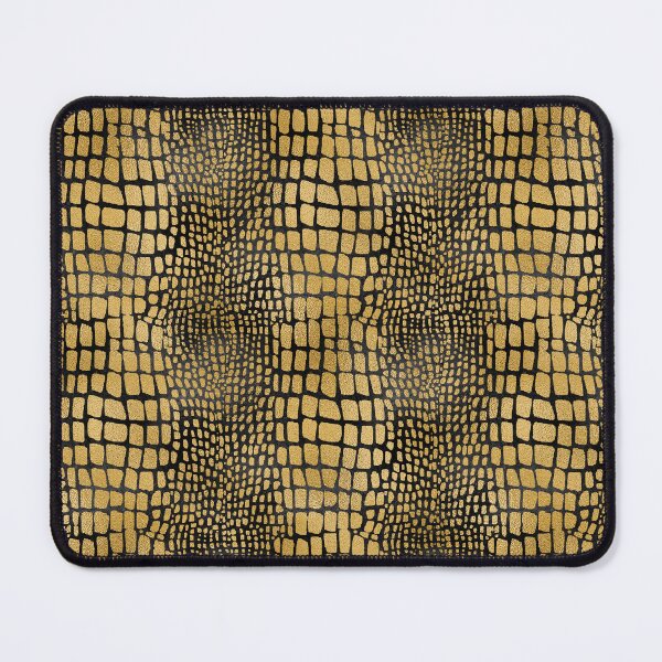 Item preview, Alligator Skin Pattern Black Gold Animal Skin Pattern Gift Premium Art Apparel Essential Motivation Inspiration Joy Mood  Funny Cat Halloween designed and sold by DesignByHeartUK.