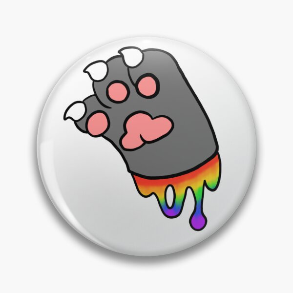 Item preview, Black Paw With Rainbow Goo designed and sold by DolmanceWorks.