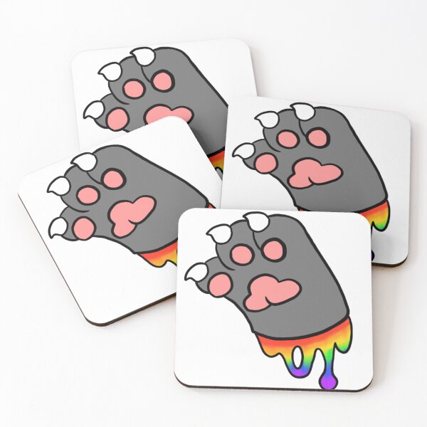 Item preview, Black Paw With Rainbow Goo designed and sold by DolmanceWorks.