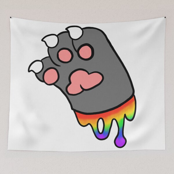 Item preview, Black Paw With Rainbow Goo designed and sold by DolmanceWorks.