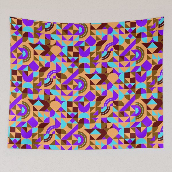 Item preview, geometric colorful patterns conceptual Art - Abstract Neo Geo graphic design designed and sold by Design Repo.