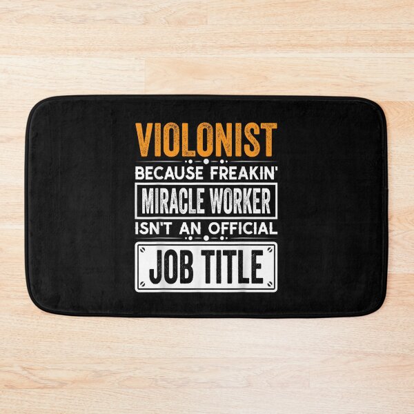Artikelvorschau, Geiger Weil Freaking Miracle Worker keine offizielle Berufsbezeichnung ist, Geiger-Shirt zum Weihnachts-Vatertag entworfen und verkauft von xlnv.