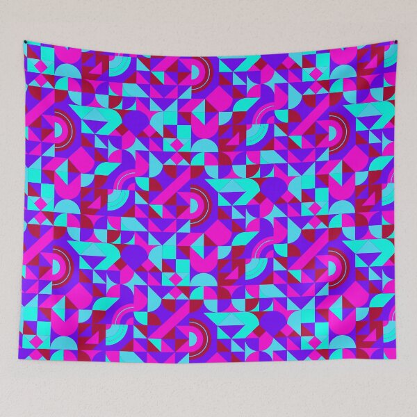 Item preview, geometric colorful patterns conceptual Art - Abstract Neo Geo graphic design designed and sold by Design Repo.