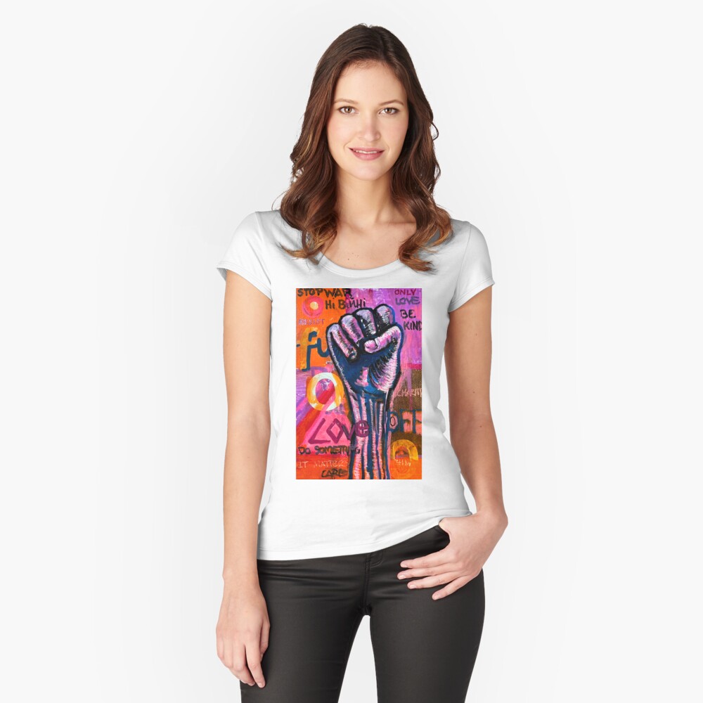 Item preview, Fitted Scoop T-Shirt designed and sold by AllanLinder.