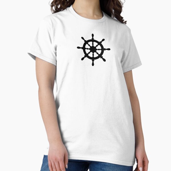 Item preview, Ship Wheel (Black) designed and sold by Arianna Khalil.
