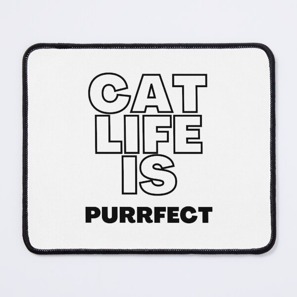 Item preview, cat life is purrfect designed and sold by DoraHappy.