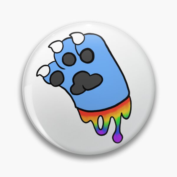 Item preview, Blue Paw With Rainbow Goo designed and sold by DolmanceWorks.
