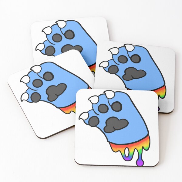 Item preview, Blue Paw With Rainbow Goo designed and sold by DolmanceWorks.