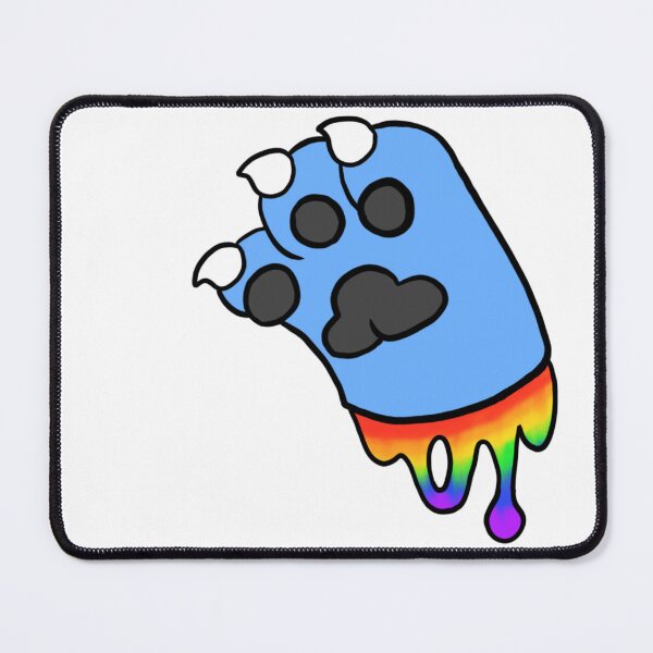 Item preview, Blue Paw With Rainbow Goo designed and sold by DolmanceWorks.