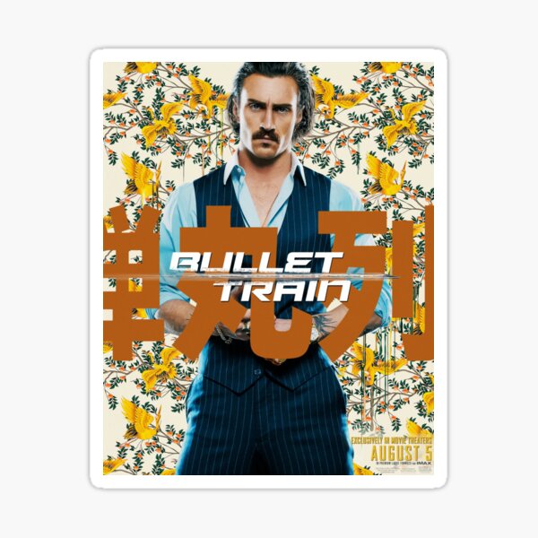 "Bullet Train Tangerine" Sticker for Sale by ppaimin Redbubble