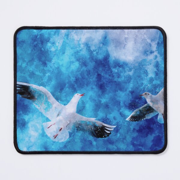 Item preview, Frolicking Seagulls Watercolor designed and sold by Steven Jodoin.