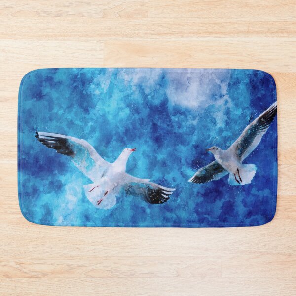Item preview, Frolicking Seagulls Watercolor designed and sold by Steven Jodoin.