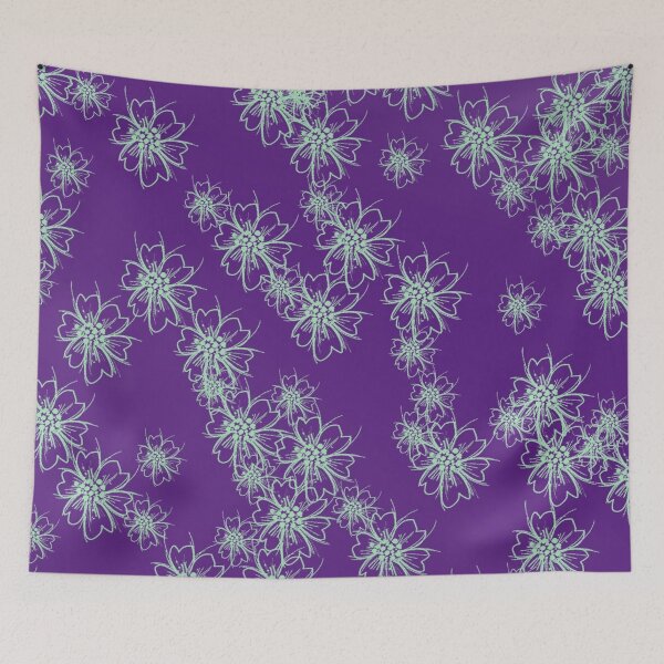 Item preview, Neon Floral Pattern designed and sold by antevasinart.