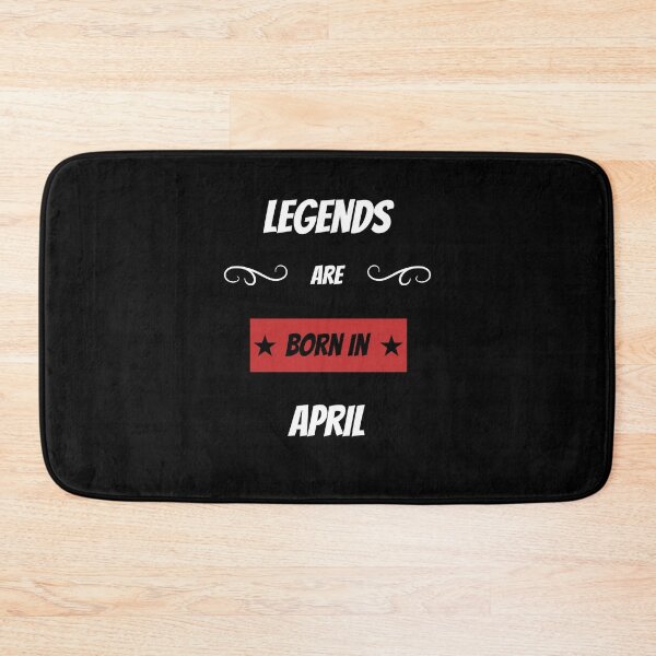 Item preview, Legends are born in April designed and sold by BritishFashion.