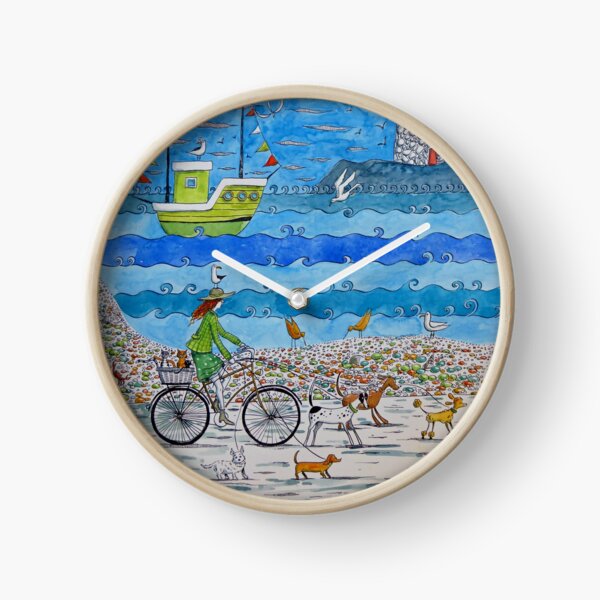 No dogs on the beach! Clock