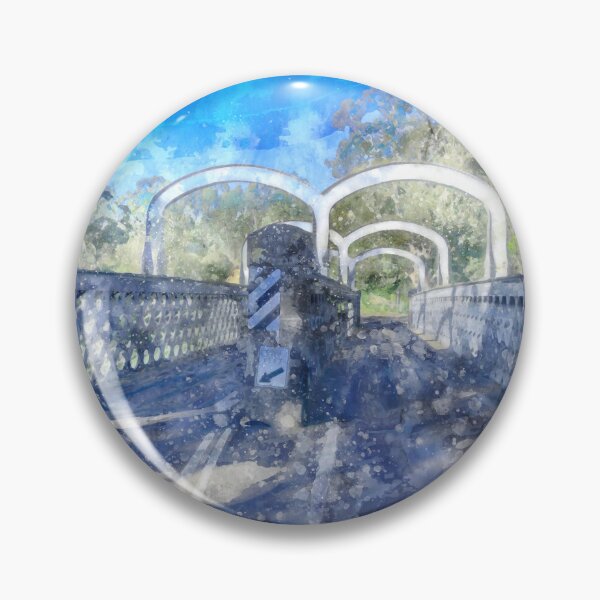 Item preview, Redesdale Bridge across the Campaspe River Watercolor designed and sold by Steven Jodoin.