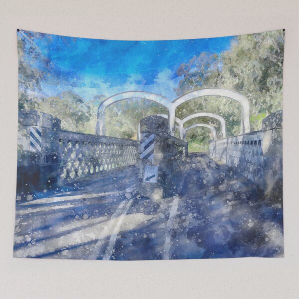 Item preview, Redesdale Bridge across the Campaspe River Watercolor designed and sold by Steven Jodoin.