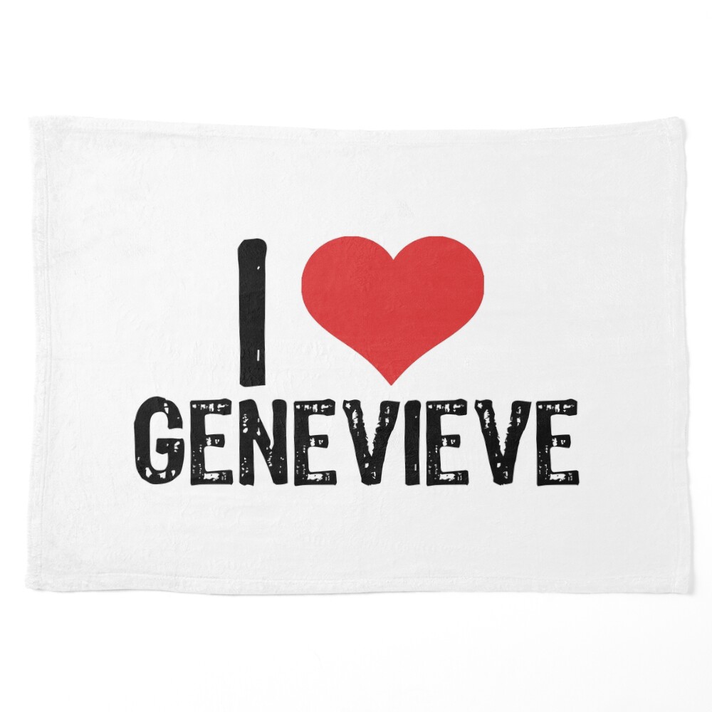 I Love Genevieve Art Board Print for Sale by samcloverhearts | Redbubble