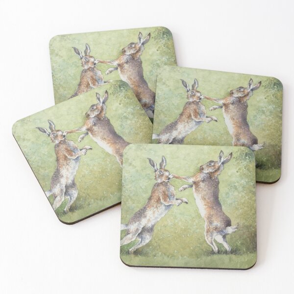 Item preview, Boxing Hares designed and sold by Christopher Hughes.