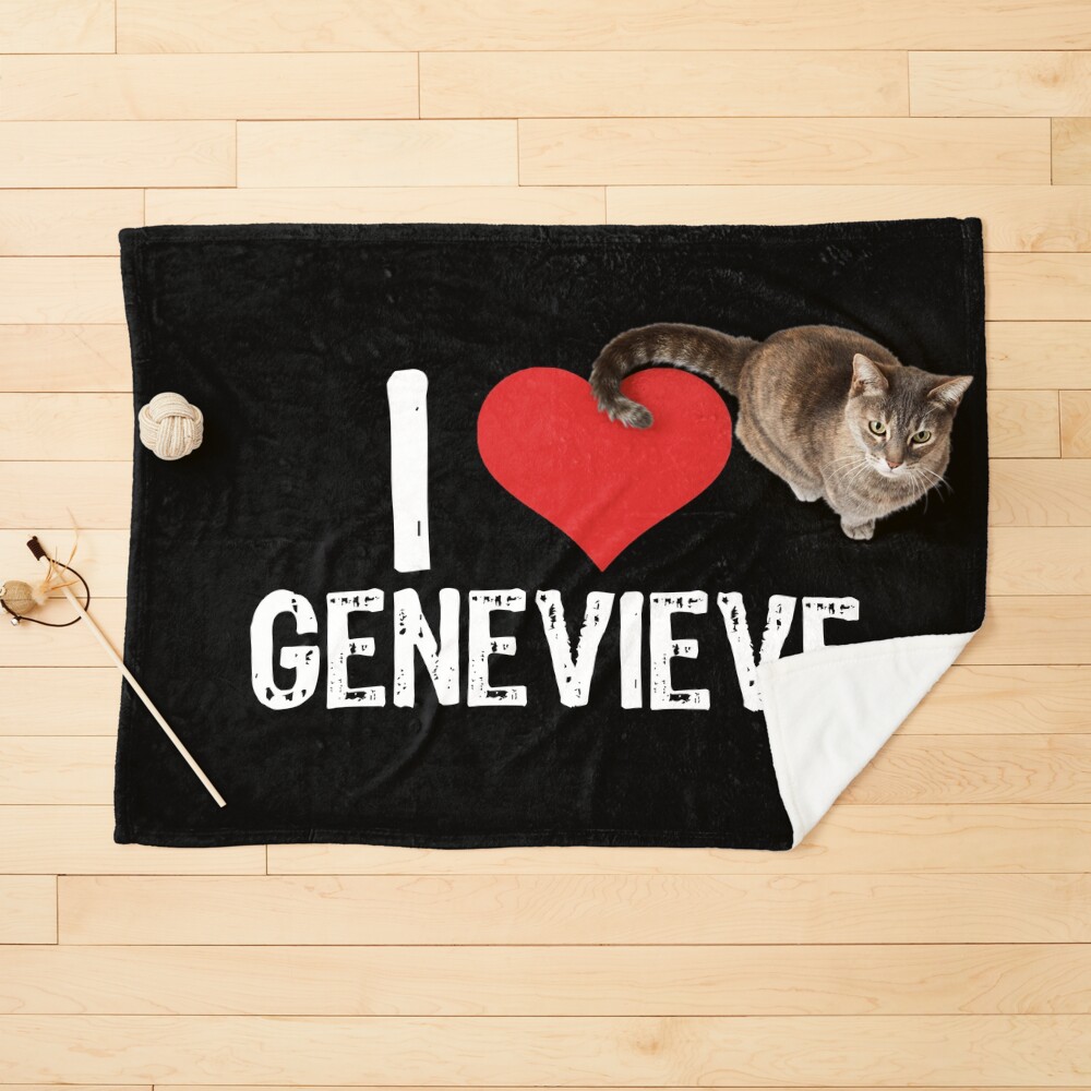 I Love Genevieve Art Board Print for Sale by samcloverhearts | Redbubble