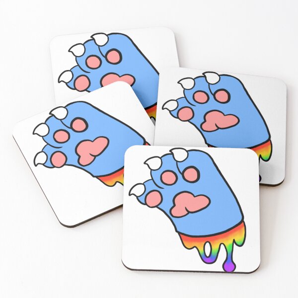 Item preview, Blue Paw With Rainbow Goo designed and sold by DolmanceWorks.