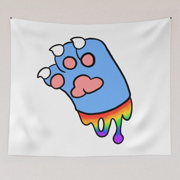 Item preview, Blue Paw With Rainbow Goo designed and sold by DolmanceWorks.