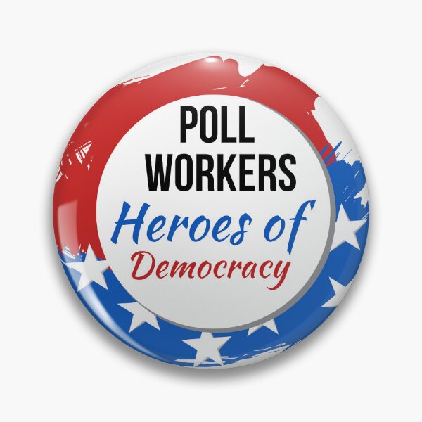 Item preview, Poll Workers-Heroes of Democracy-Georgia Election Workers designed and sold by Spiritualish.