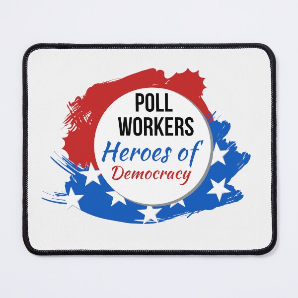 Item preview, Poll Workers-Heroes of Democracy-Georgia Election Workers designed and sold by Spiritualish.