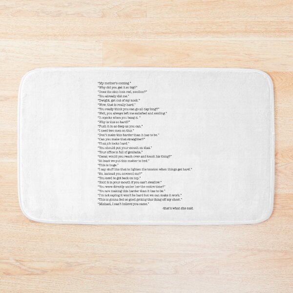 Item preview, Every That's What She Said From The Office designed and sold by Shayli Kipnis.
