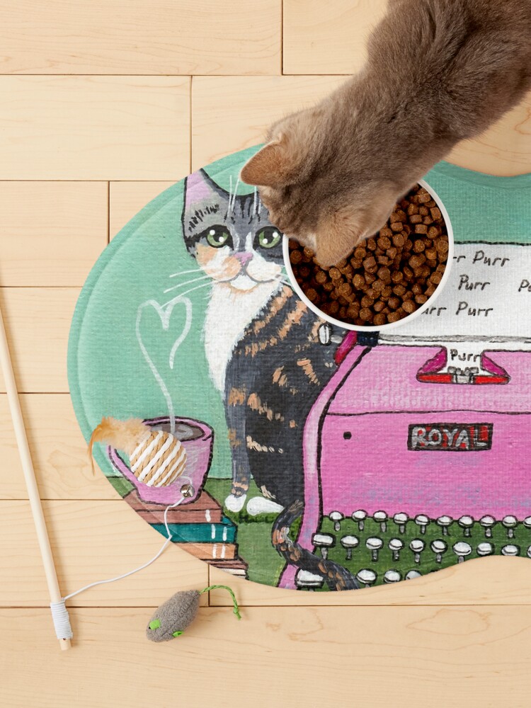Alternate view of Love Note From The Cat Pet Mat