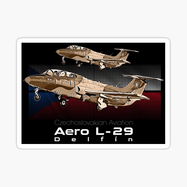 Artikel-Vorschau von Aero L29 Delfin Vintage Militärflugzeug, designt und verkauft von Aerolovers.