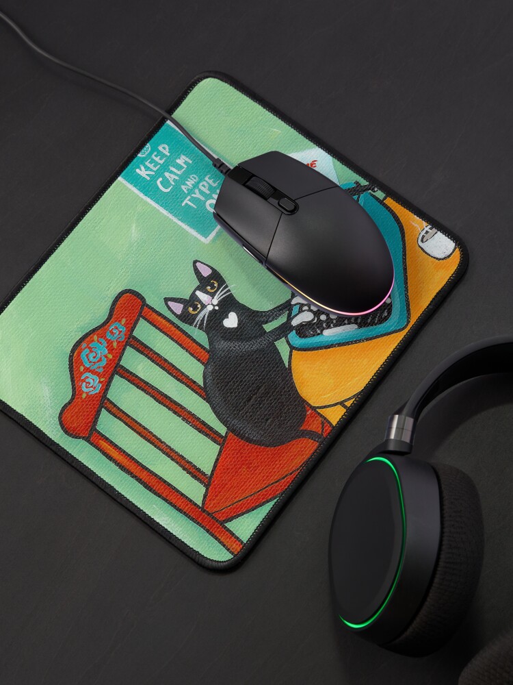 Alternate view of A Typed Note From the Cat Mouse Pad