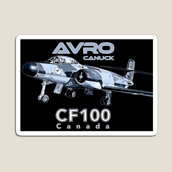 Vista previa del artículo con la obra «Avión militar clásico Avro Canuck Canada CF100», diseñado y vendido por Aerolovers.