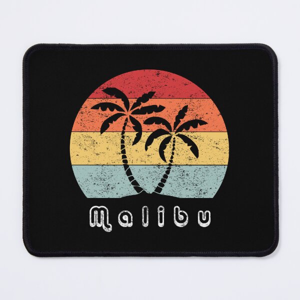 Item preview, Malibu CA Vintage 70s Retro Beach Throwback Design designed and sold by bitstudio.