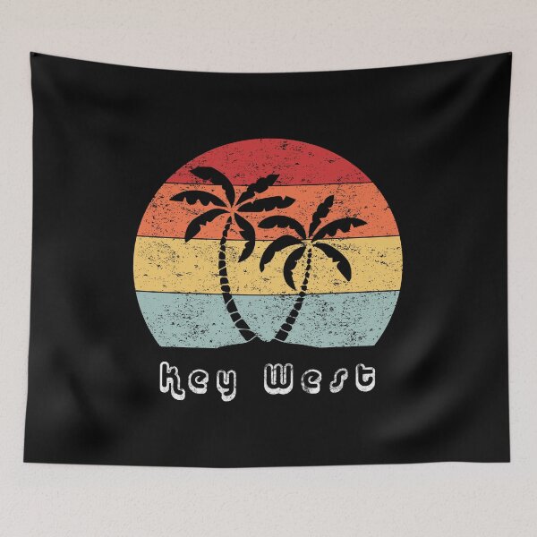 Item preview, Key West Vintage 70s Retro Throwback Design designed and sold by bitstudio.