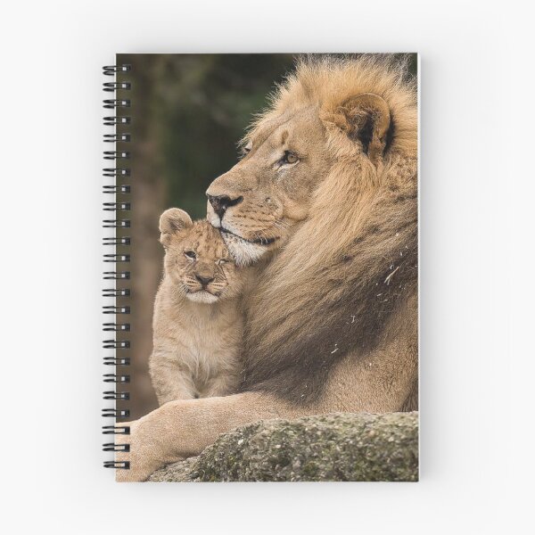 Item preview, lion and cub designed and sold by Mounir Ameur Ali.