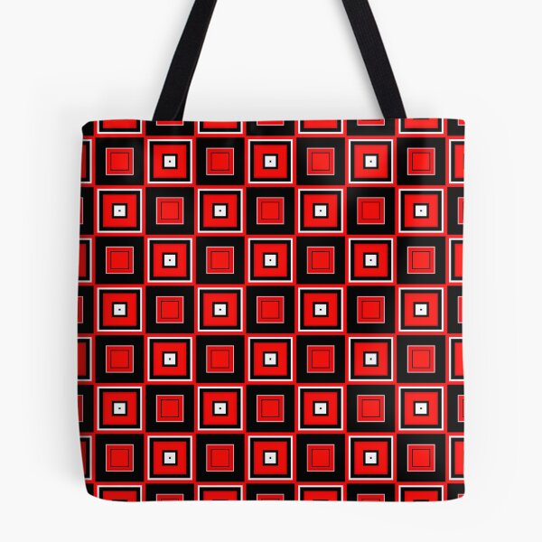 Item preview, Retro Inspired Squares - Red designed and sold by TotallyRetroArt.