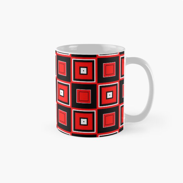 Item preview, Retro Inspired Squares - Red designed and sold by TotallyRetroArt.