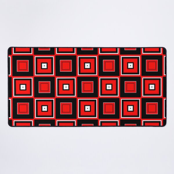 Item preview, Retro Inspired Squares - Red designed and sold by TotallyRetroArt.