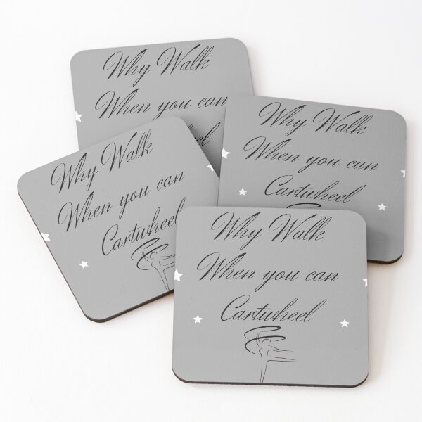 Item preview, Why Walk When You Cartwheel Gymnastics Girls Women designed and sold by Bap-tiste.